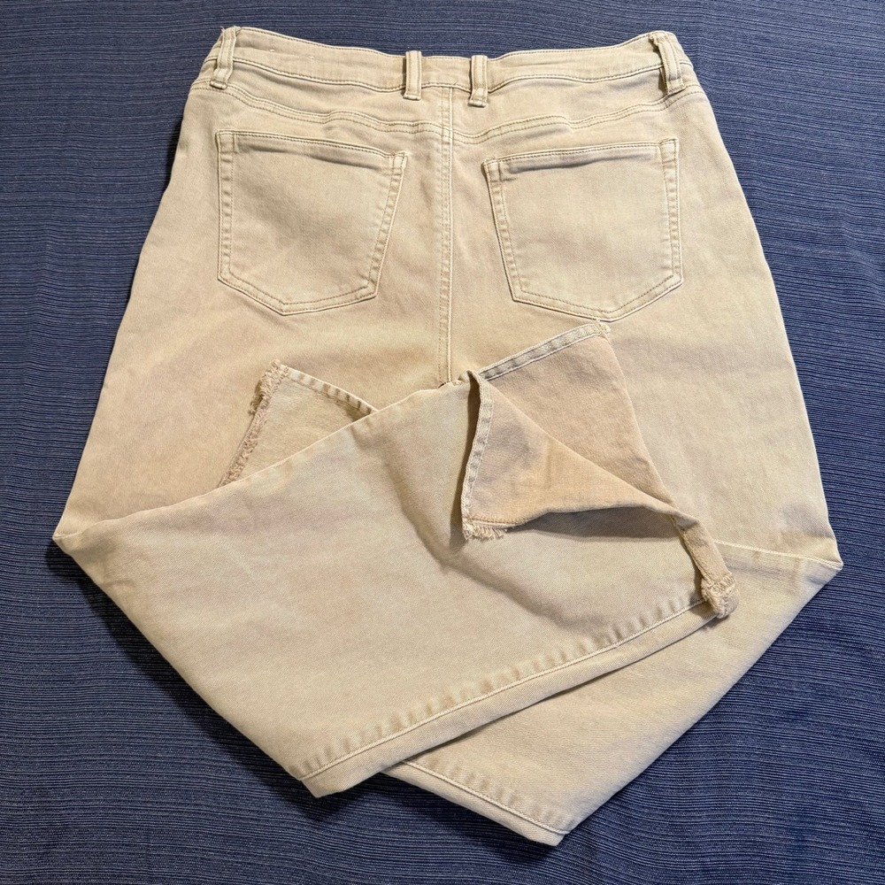 Tommy Bahama Sea Glass Denim High Rise Kick Flare Jeans Sandstone‎ Wash 10x26.5